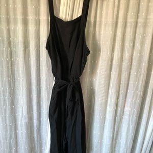 Black Jumpsuit (Capri w/ wide leg)